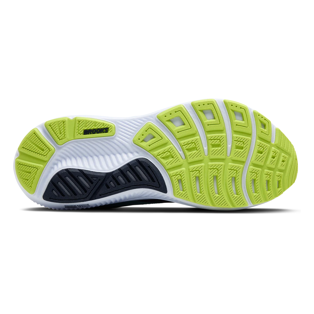 Brooks Ghost 17 Peacoat - Lime - Blue