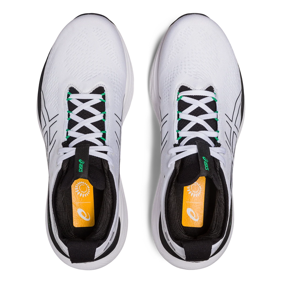 Asics Gel Nimbus 25 - White - Black