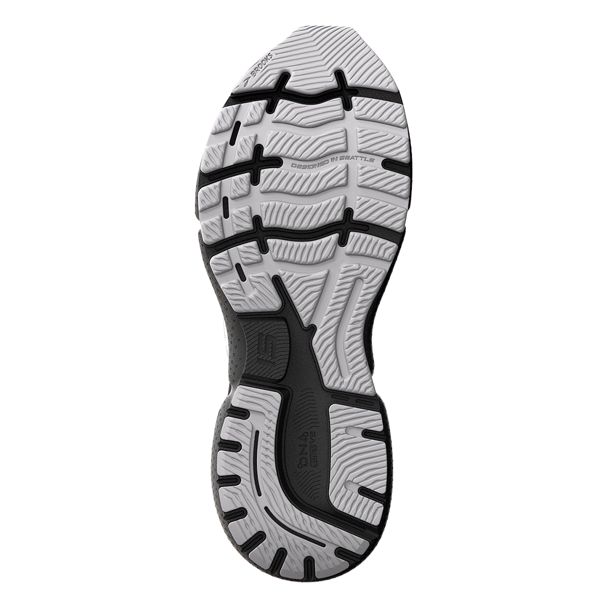 Brooks Ghost 15 - White - Ebony - Oyster